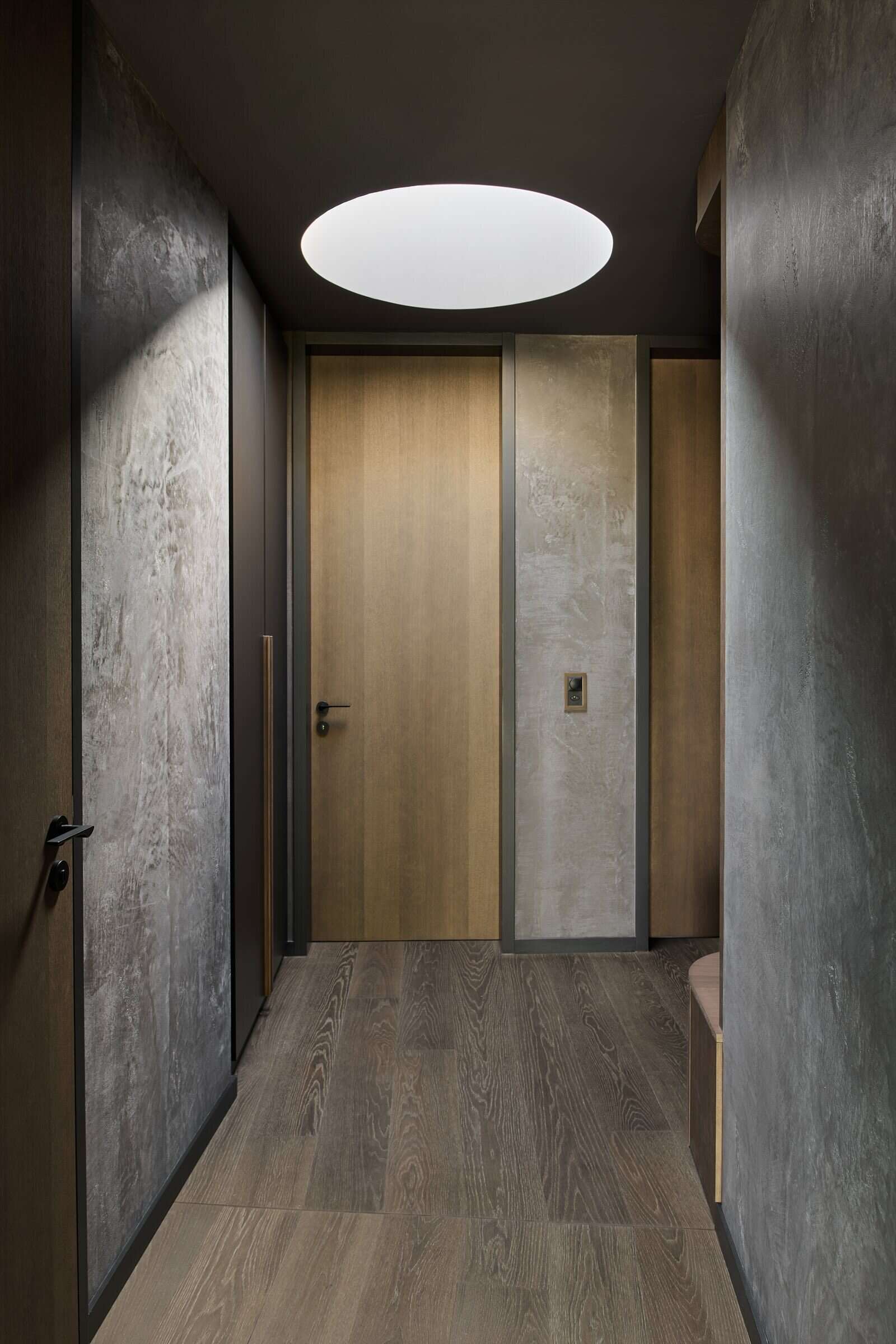 Orlando Architektur Umbau Wohnung Tödistrasse Horgen 4 Eingang Oberlicht
