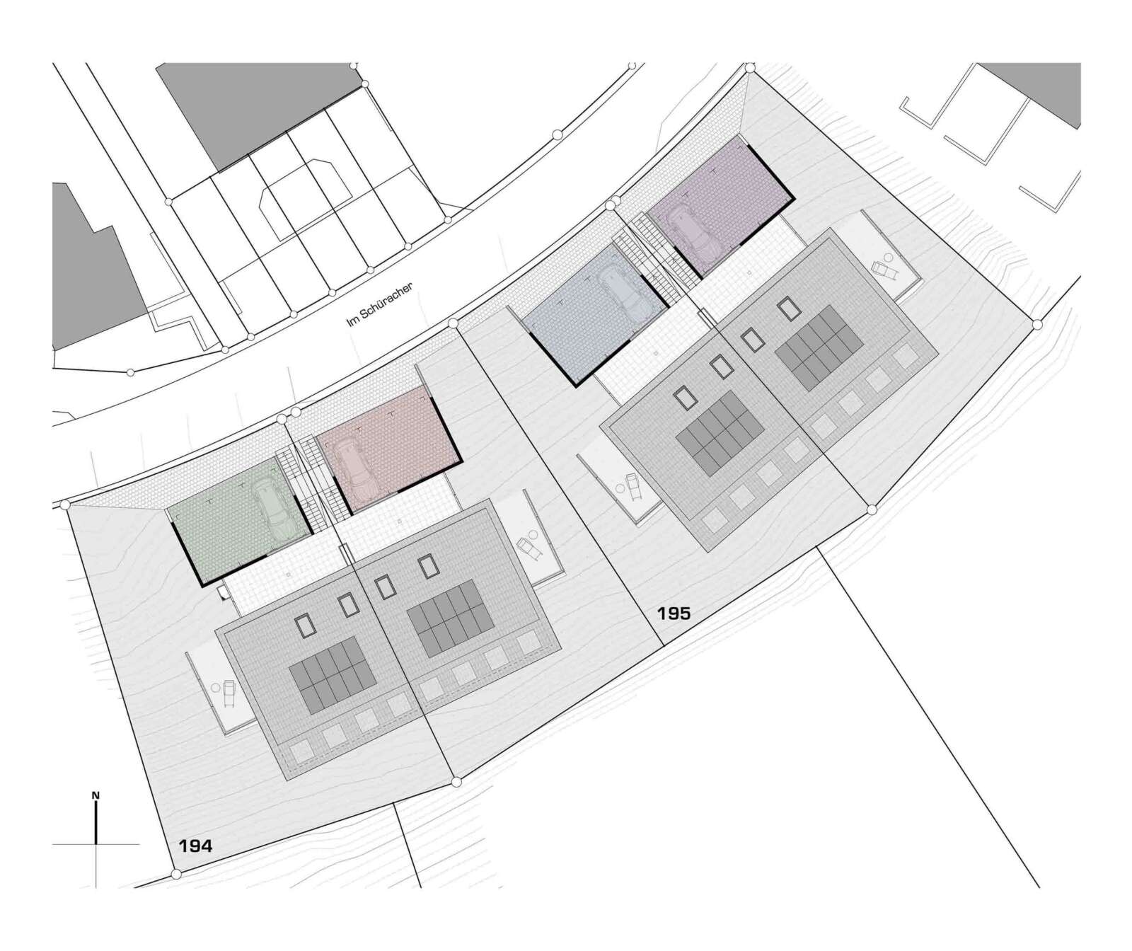Orlando Architektur Neubau Doppeleinfamilienhäuser Im Schüracher Waltenstein 3 Grundriss Ebene 3