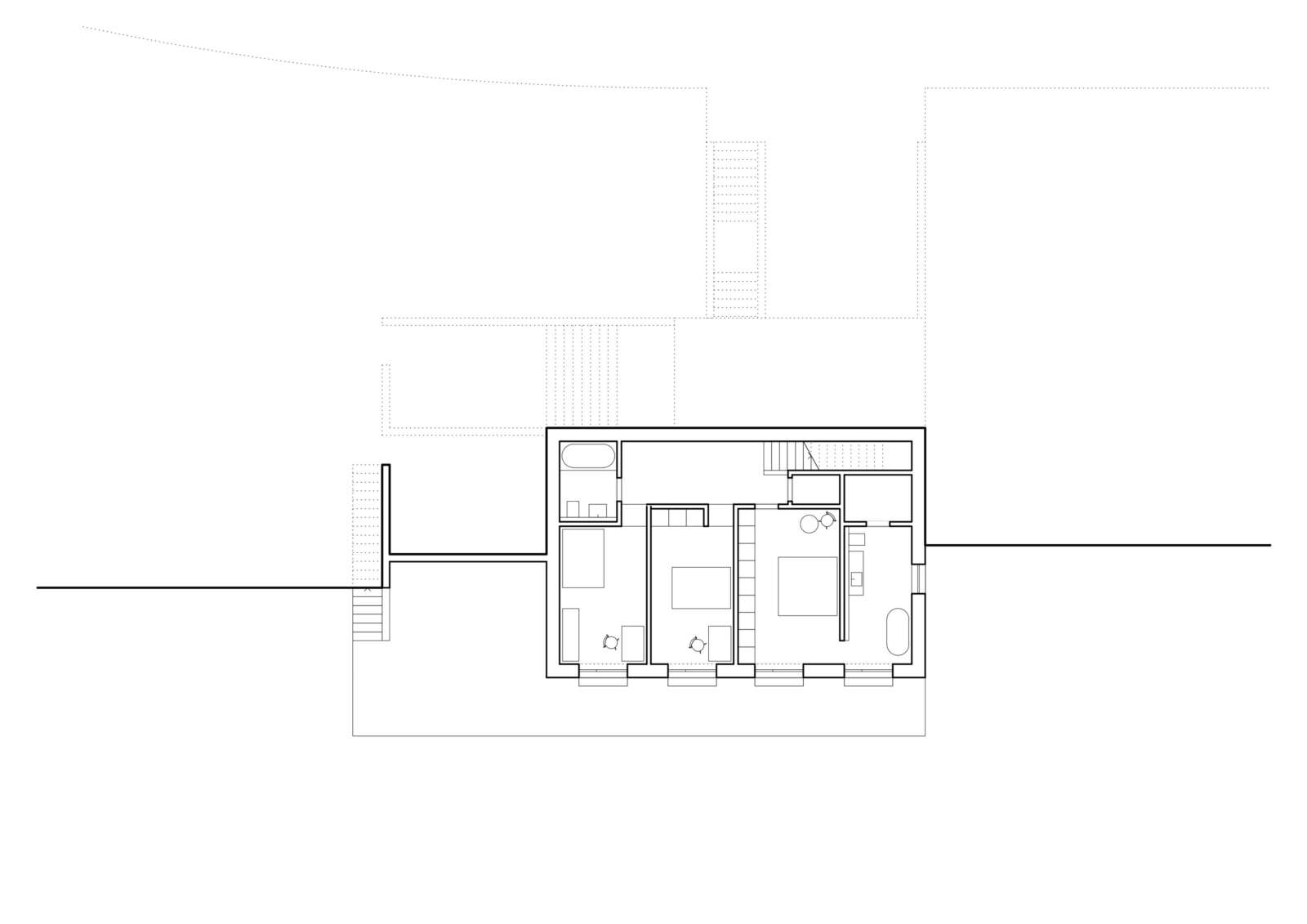 Orlando Architektur Neubau Einfamilienhaus Im Schüracher Waltenstein 8 Grundriss Bauen am Hang