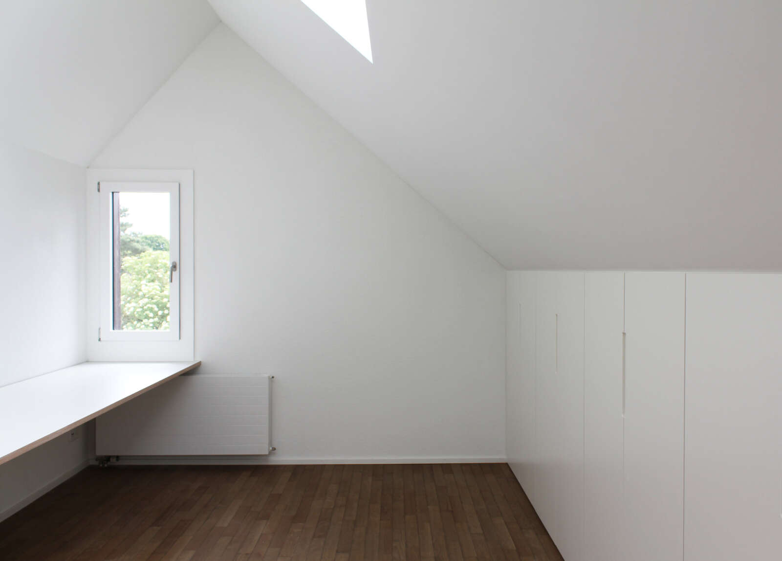 Orlando Architektur Umbau Doppeleinfamilienhaus Hälfte Steinfeldstrasse Rümlang 3 Obergeschoss Büro